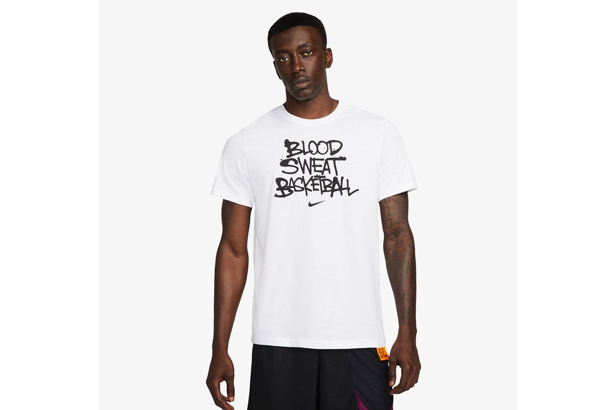 Camiseta Nike Hombre Cuello Redondo Blanca Algodón - DN2982-100