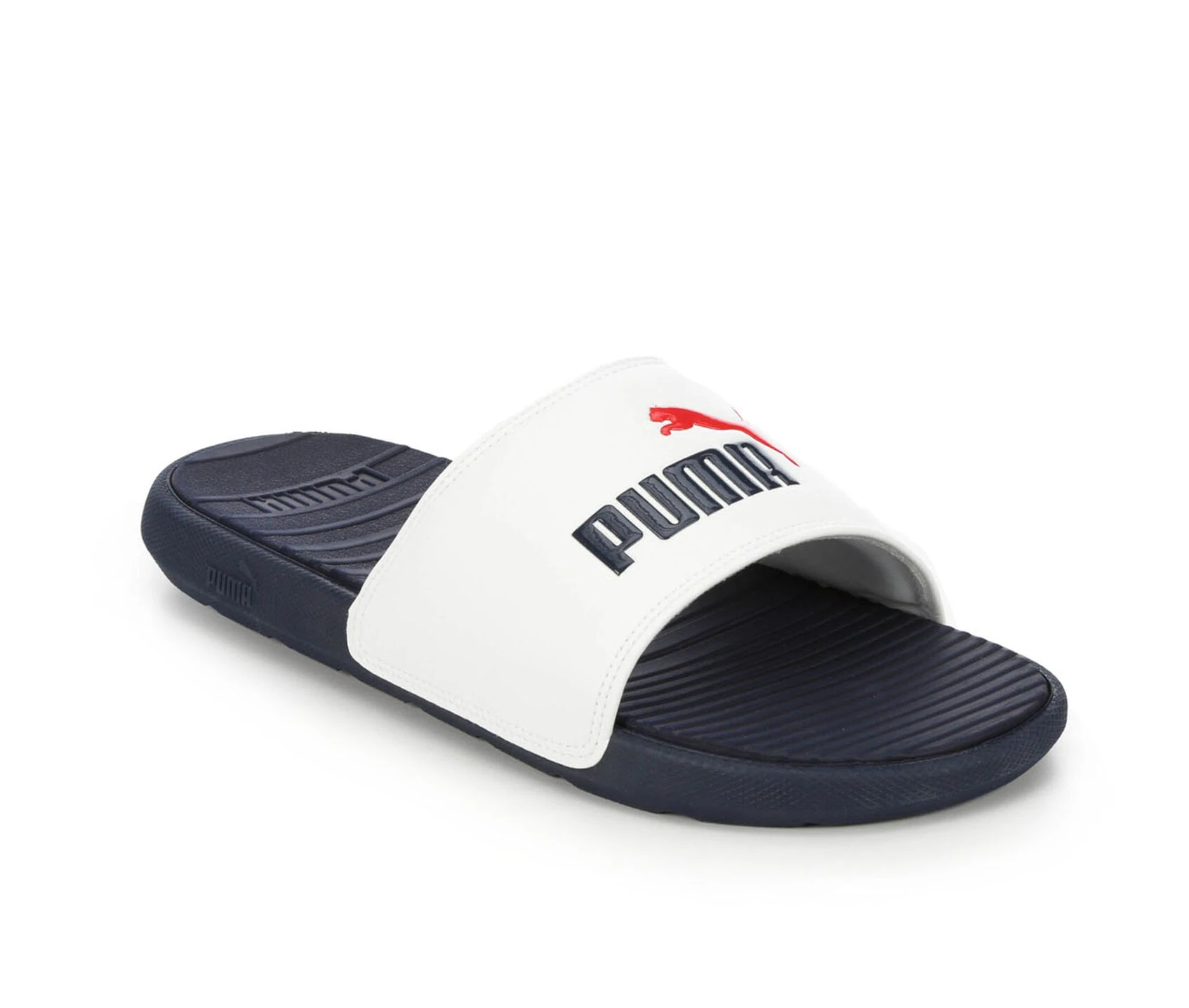 Chanclas Hombre PUMA Cool Cat Blanca Negra Roja - 382459-15