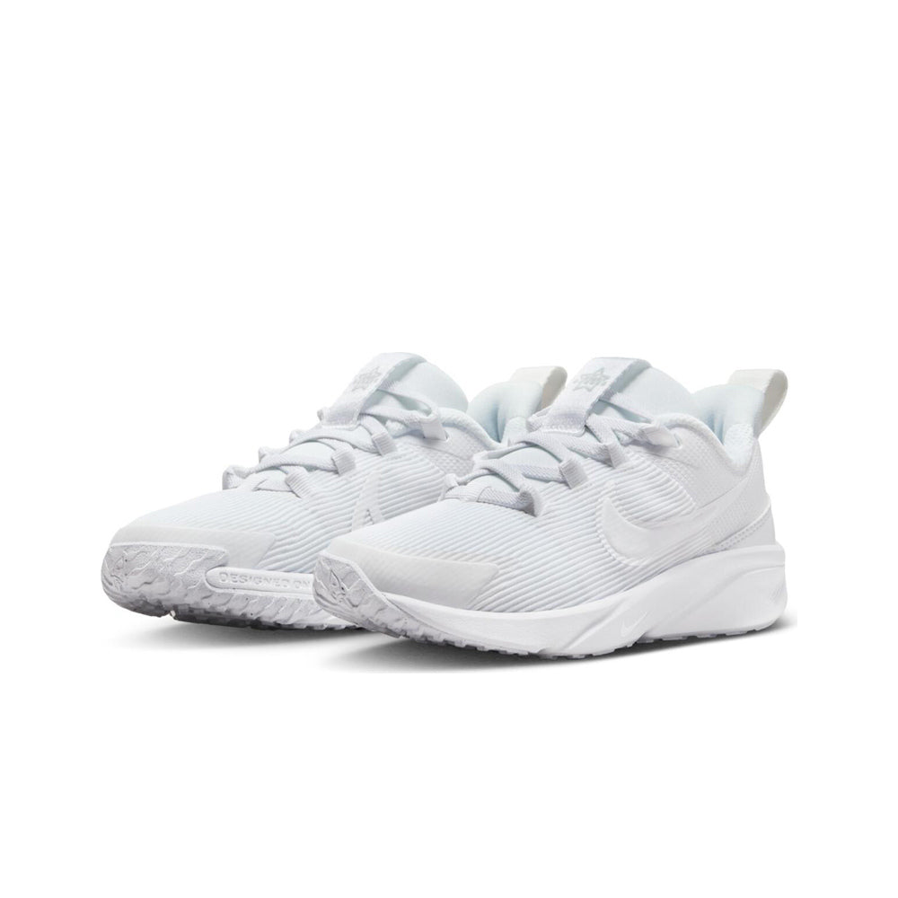 Tenis Nike Junior Star Runner 4 Todo Blanco - DX7614-100