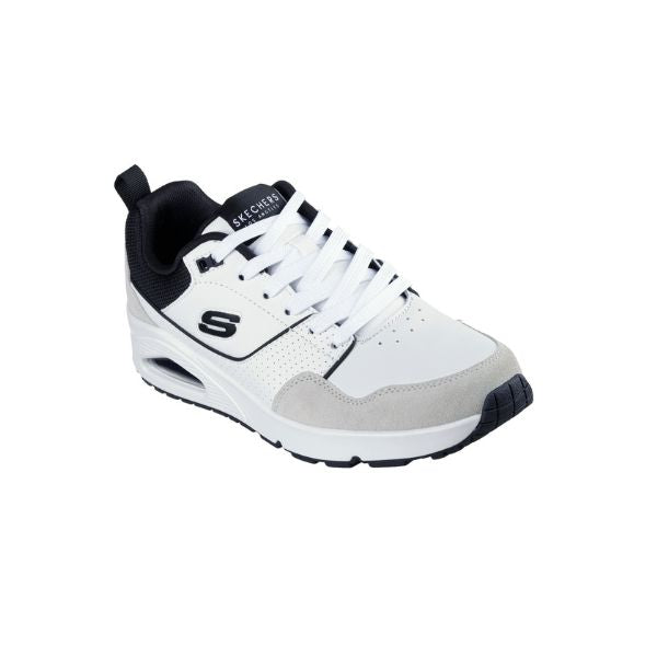 Tenis SKECHERS Hombre Uno Retro One Blanco Negro - 183020-WBK