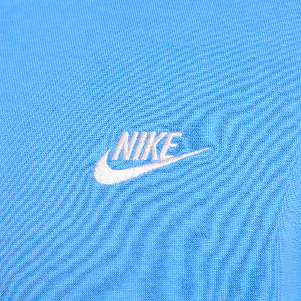 Hoddie Nike Hombre Cerrado Capota Algodón Azul Claro - BV2654-412