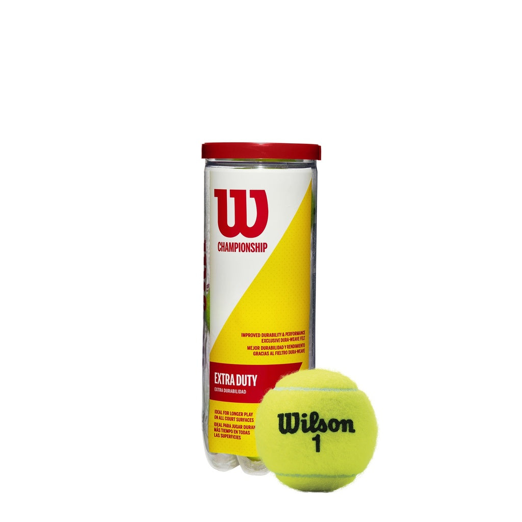 Bolas WILSON De Tenis Championship Tapa Roja - WRT100101