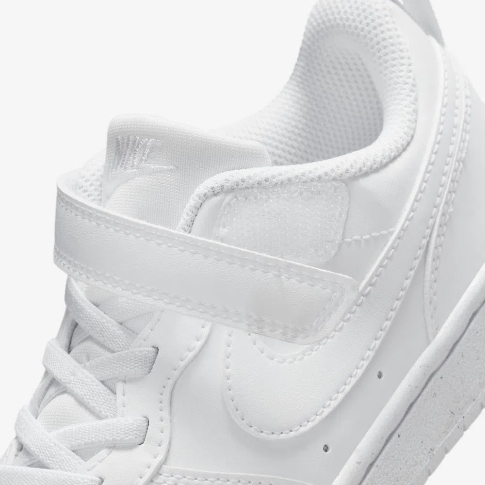 Tenis Nike Junior Court Borough Low Recraft Todos Blancos - DV5457-106