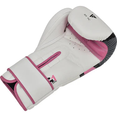 Guantes Boxeo RDX Blanco Rosado - BGR-F7P