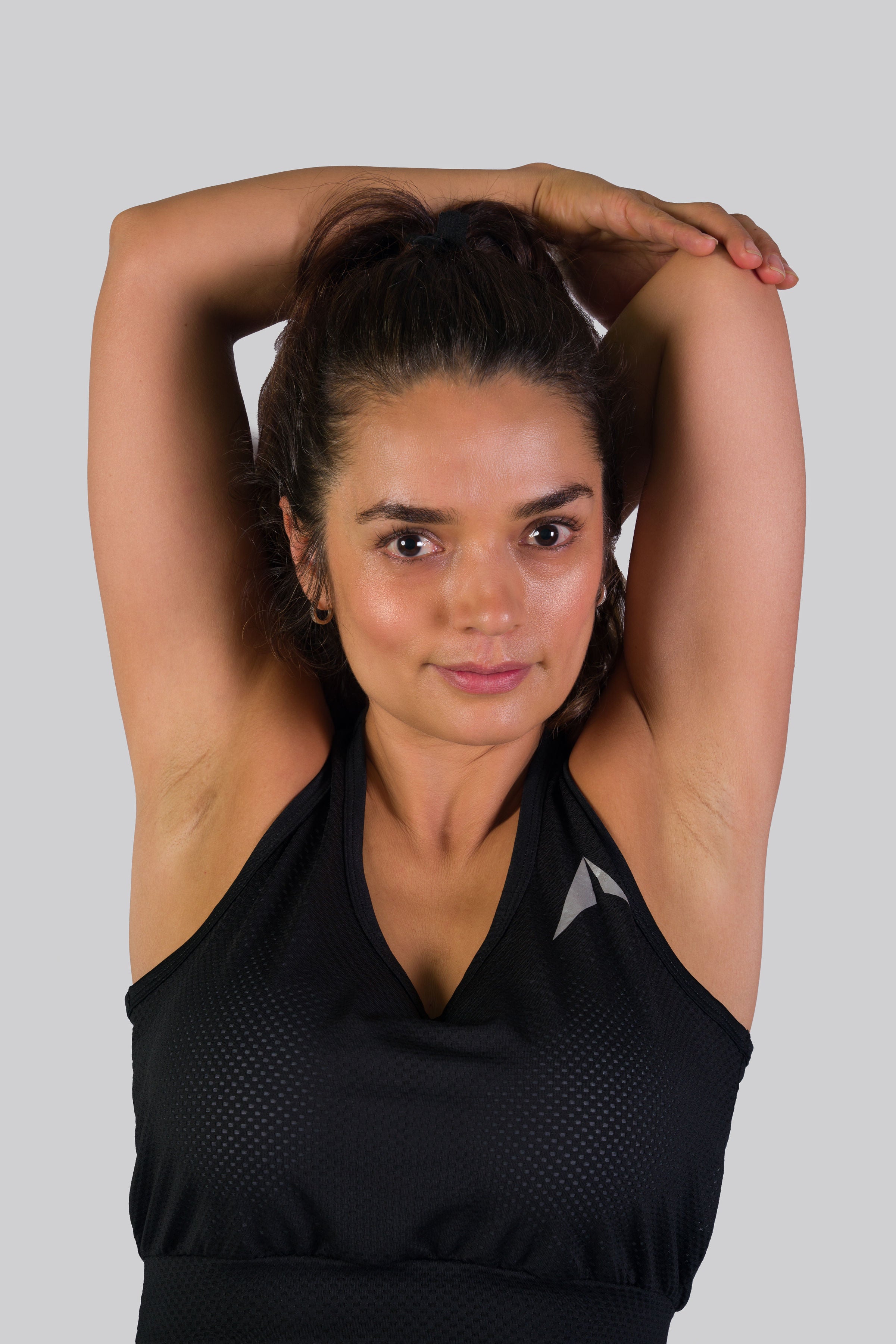 Crop Top Negro Claro Alas Draft - 703-BLA-NEG