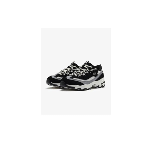 Tenis SKECHERS Dama Dlite Smooth Nostalgia Negra - 150537-BKNT