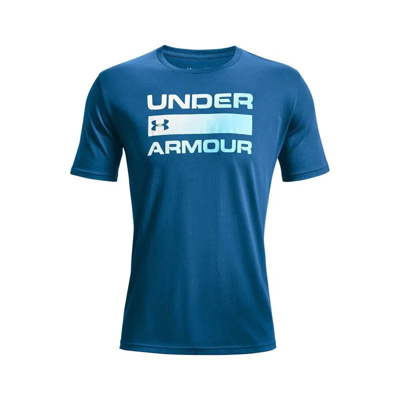 Camiseta UNDER ARMOUR Hombre Azul Rey Algodón - 1329582-899