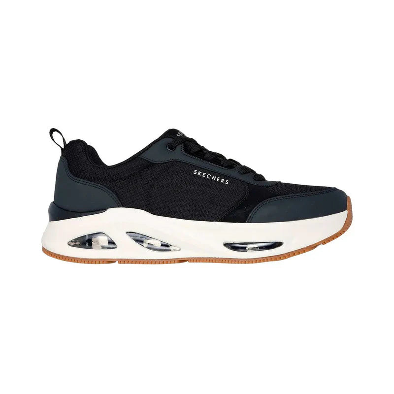 Tenis SKECHERS Hombre Uno Ego Currant Air Negro Blanco - 183300-BLK
