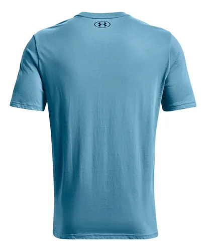 Camiseta UNDER ARMOUR Algodón Training Azul Clara - 1371214-416