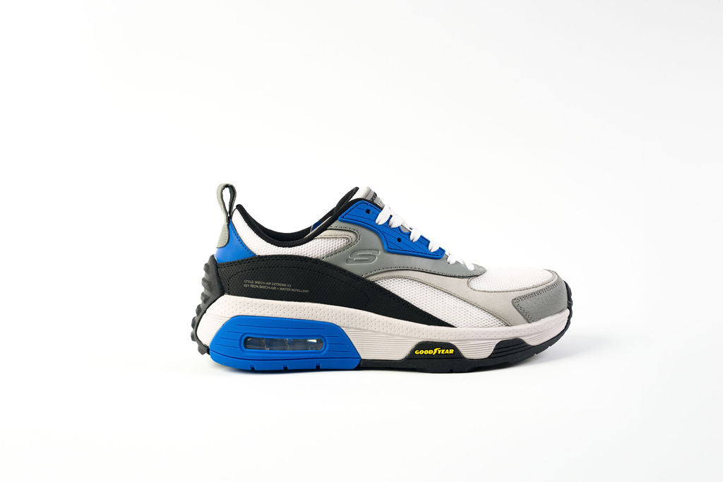 Tenis SKECHERS Hombre Air Extreme V2 Gris Azul Claro - 232255-WBKB