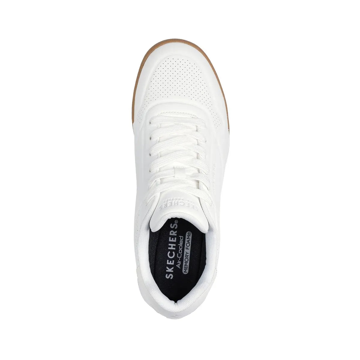 Tenis SKECHERS Hombre Zinger 2.0 Blanco Cuero The Armen - 183283-WHT