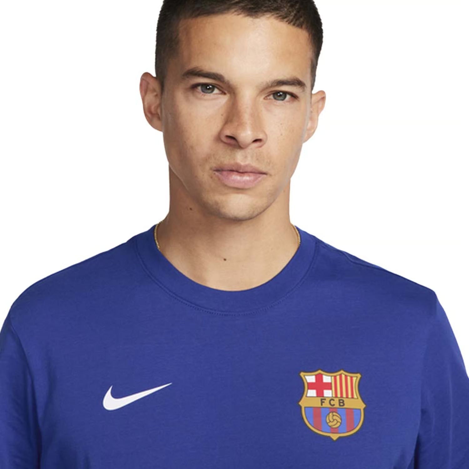 Camiseta NIKE Hombre Azul Barcelona - FQ7117-455