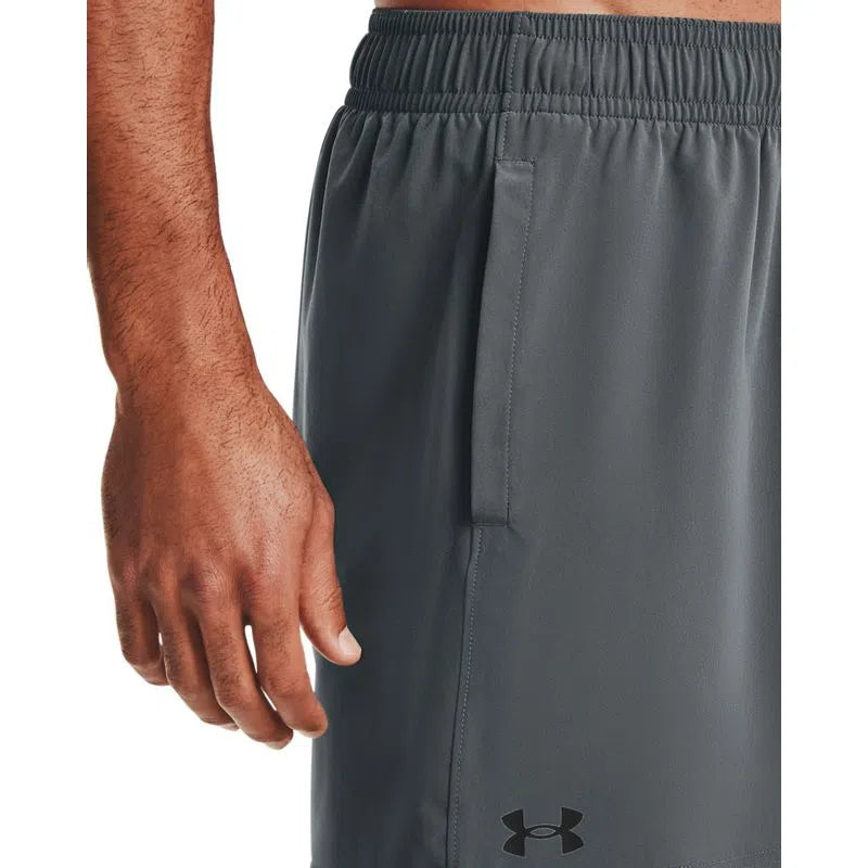 Pantaloneta Under Armour Hombre Gris Corta Running - 1365212-012