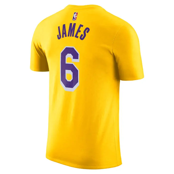 Camiseta Nike Hombre Lakers Algodón Amarilla - DR6380-728