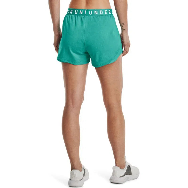 Pantaloneta Under Armour Dama Entrenamiento Verde - 1349125-369