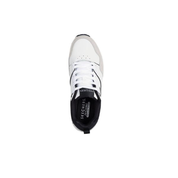 Tenis SKECHERS Hombre Uno Retro One Blanco Negro - 183020-WBK