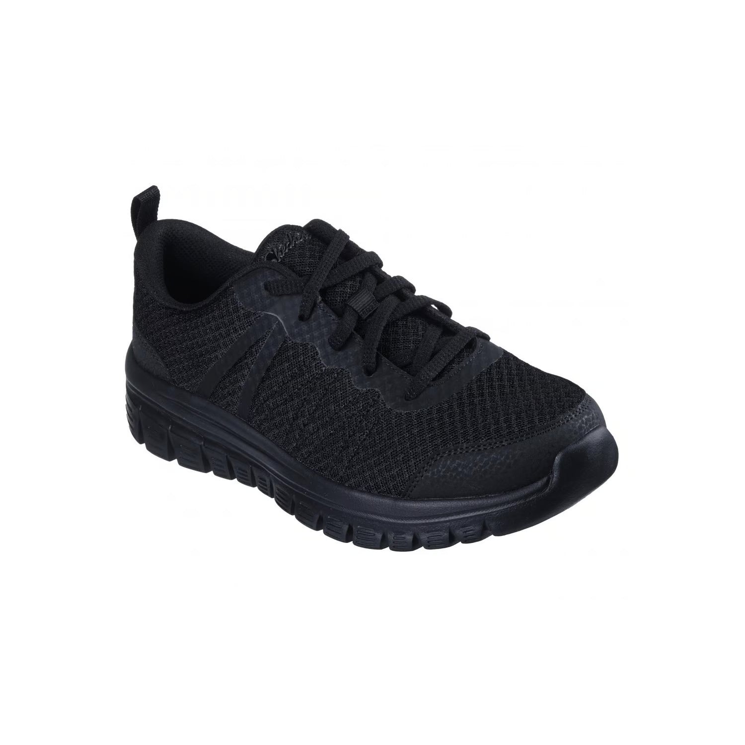 Tenis SKECHERS Dama  Graceful Meshease Todo Negro Tubular Sra - 100839-BBK