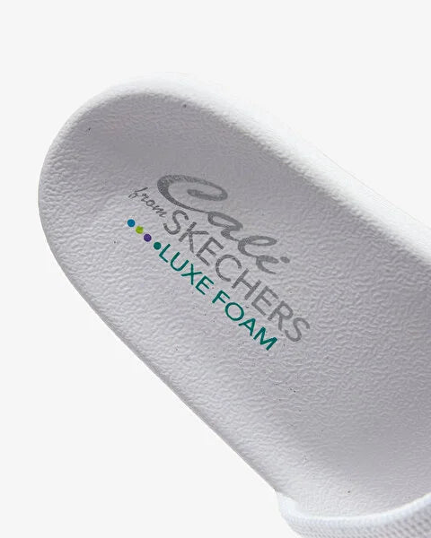 Chanclas skechers Dama Undisturbed Todas Blancas - 119250-WHT