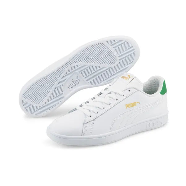 Tenis PUMA Hombre Smash V2 L Blanco Verde - 365215-36