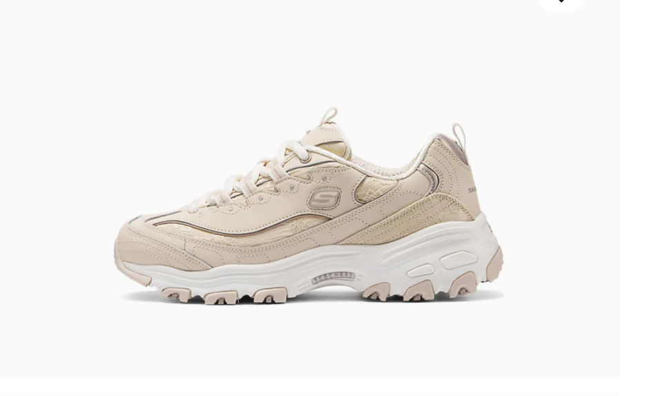 Tenis SKECHERS Dama Dlite Finest Pick Natural - 150038-NAT