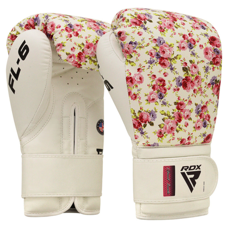 Guantes Boxeo RDX Estampado Flores - BGR-FL6W