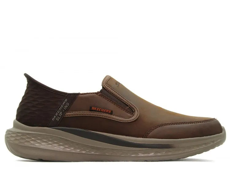 TENIS HOMBRE SLADE COOPER SKECHERS CAFÉ - 205237-CDB