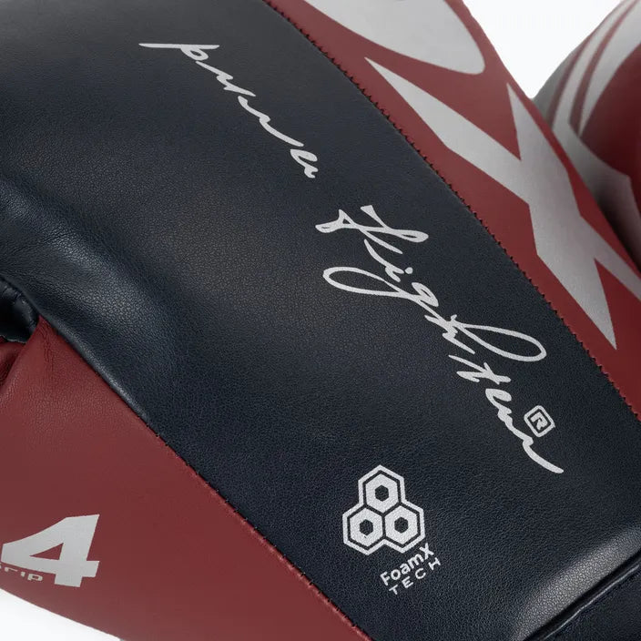Guantes Boxeo RDX Negro Vinotinto - BGR-F4MU