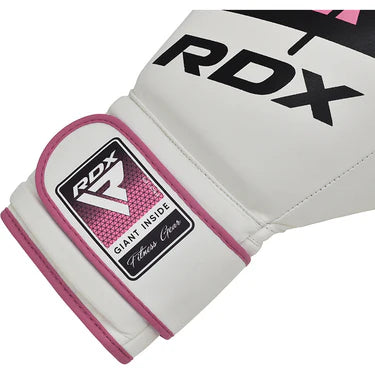 Guantes Boxeo RDX Blanco Rosado - BGR-F7P