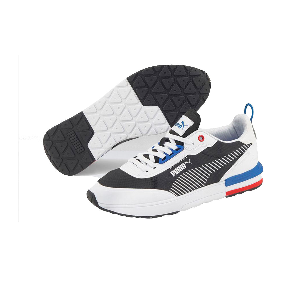 Tenis Hombre Puma R22 sport Negro blanco gris - 38305703-PUMAR22