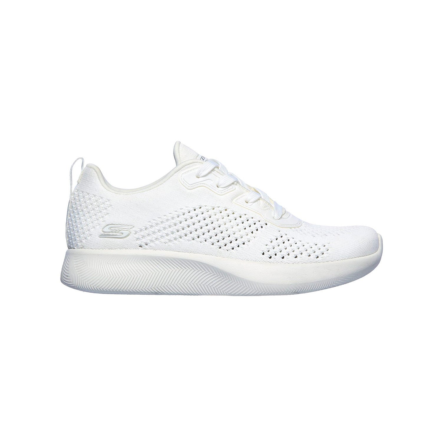 Tenis Skechers Dama Bobs Squad Todo Blanco - 117018-WHT