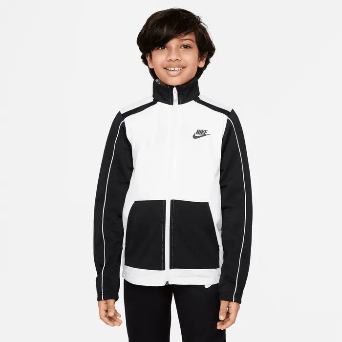 Sudadera NIKE Junior Blanca Negra - DH9661-100