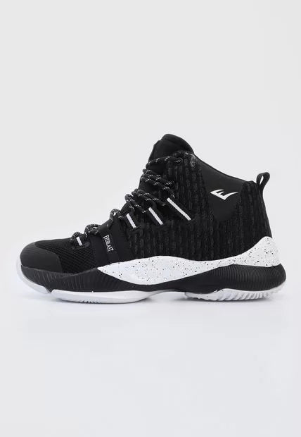 Botas basquetball EVERLAST Hombre Champions Negra Blanca - HOOK-C2
