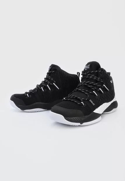 Botas basquetball EVERLAST Hombre Champions Negra Blanca - HOOK-C2