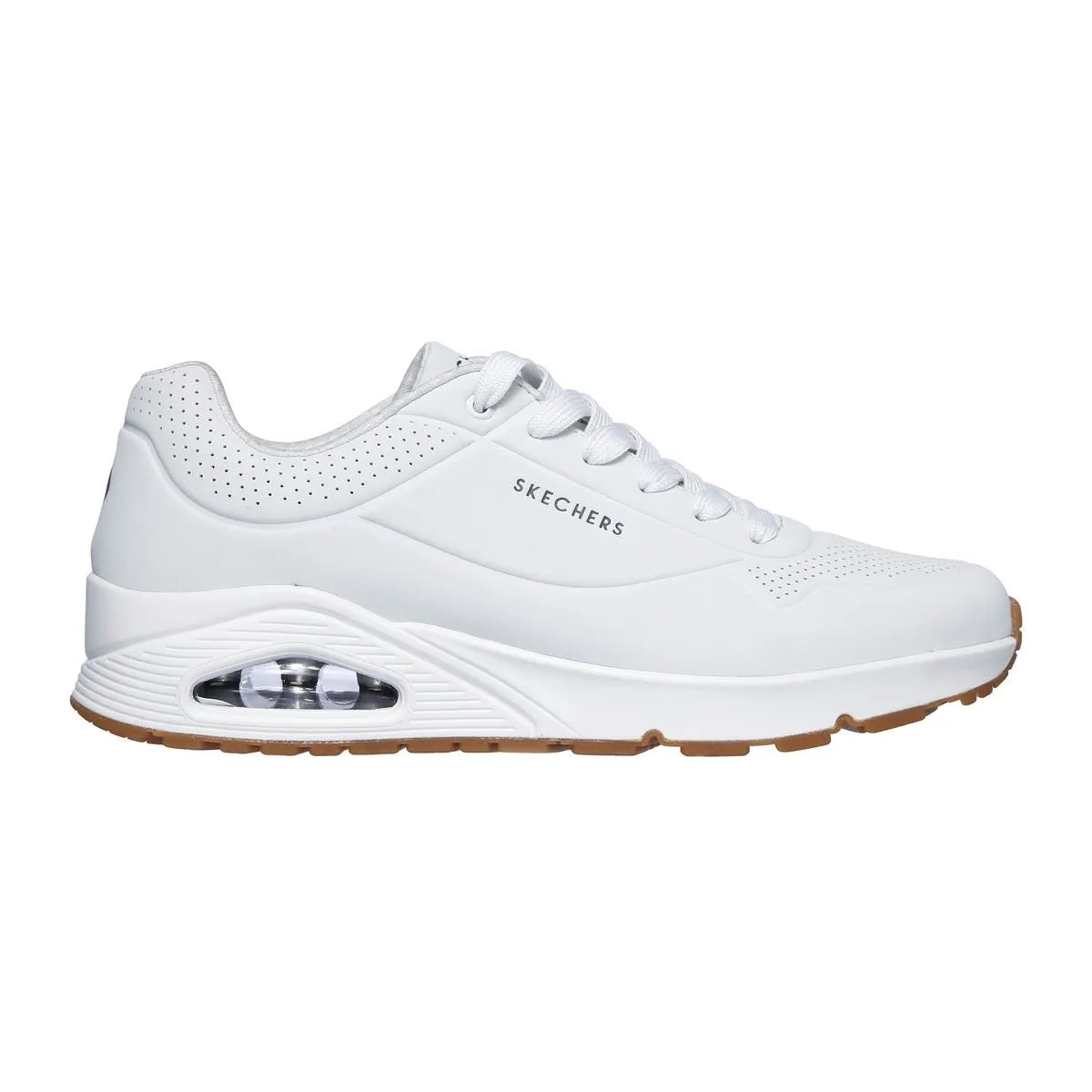 Tenis Hombre Skechers Stan On Air Todo Blanco - 52458-WHT