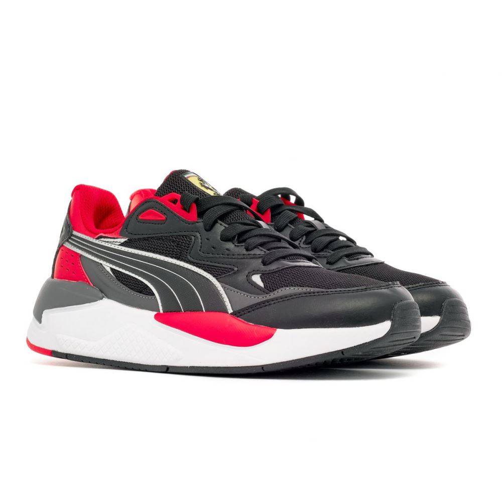 Tenis PUMA Hombre Ferrari X-ray Speed Negro Rojo - 307033-03