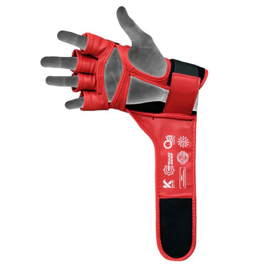 Guantes MMA RDX Negro Rojo - GGR-T17RB