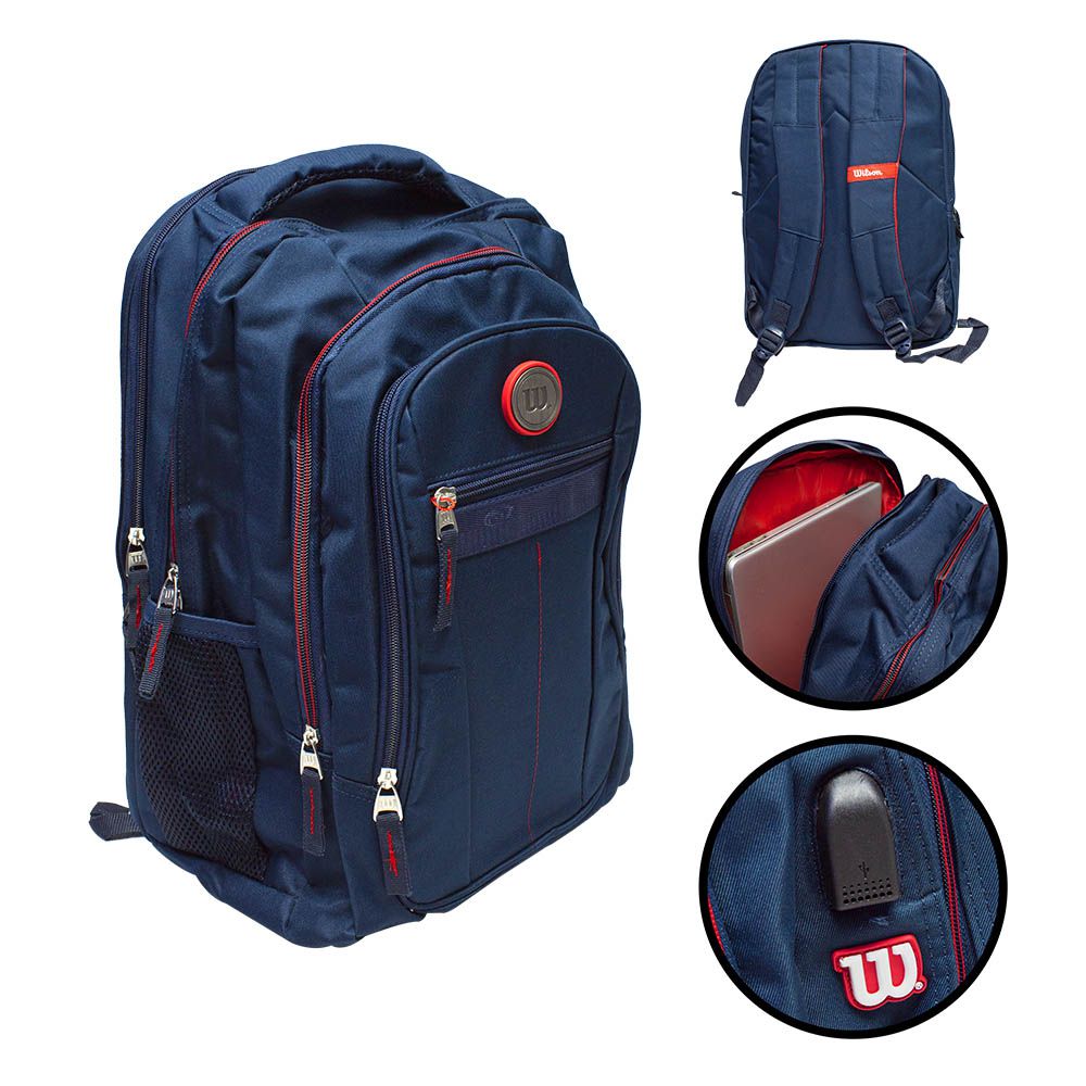 Morral WILSON Azul Ejecutivo - 65.010608NB