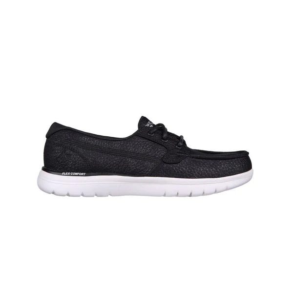 Zapatos De Playa Dama SKECHERS On The Go Flex Un Mar Negro Blanco - 136442-BLK