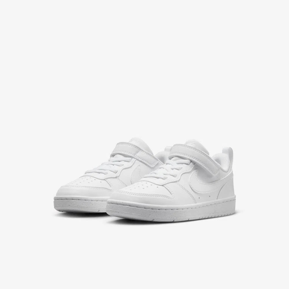 Tenis Nike Junior Court Borough Low Recraft Todos Blancos - DV5457-106