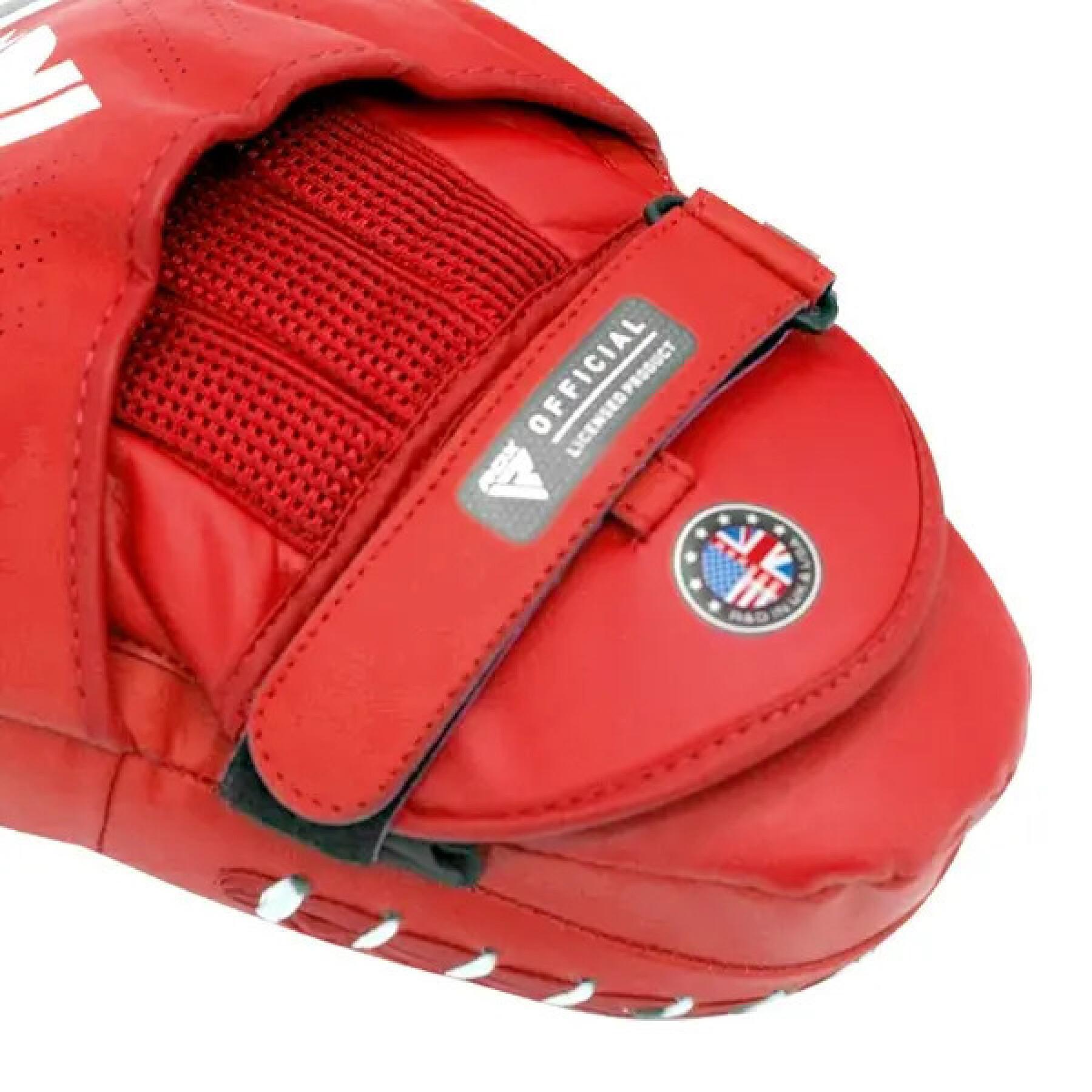 Guante De Entrenador RDX Rojo Negro - FPR-T17RB