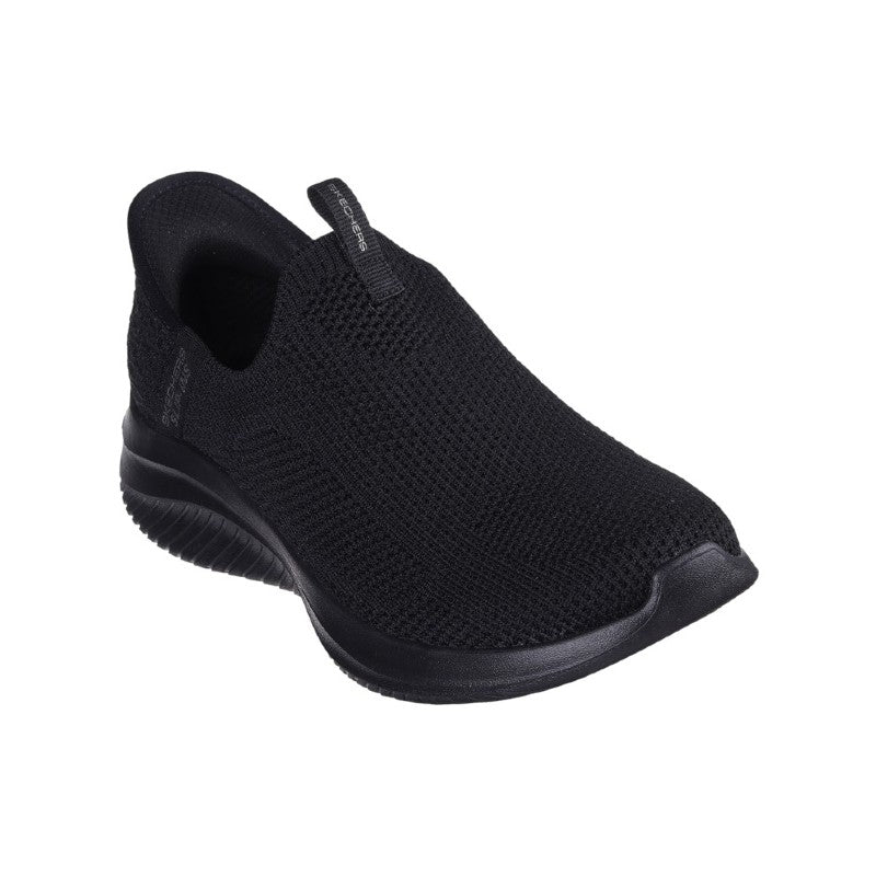 Tenis SKECHERS Dama Ultra Flex Todo Negro Slip Ins - 150450-BBK
