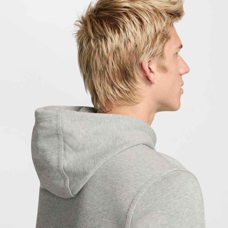 Hoddie Nike Hombre Cerrado Algodón Gris Claro - 694099-021