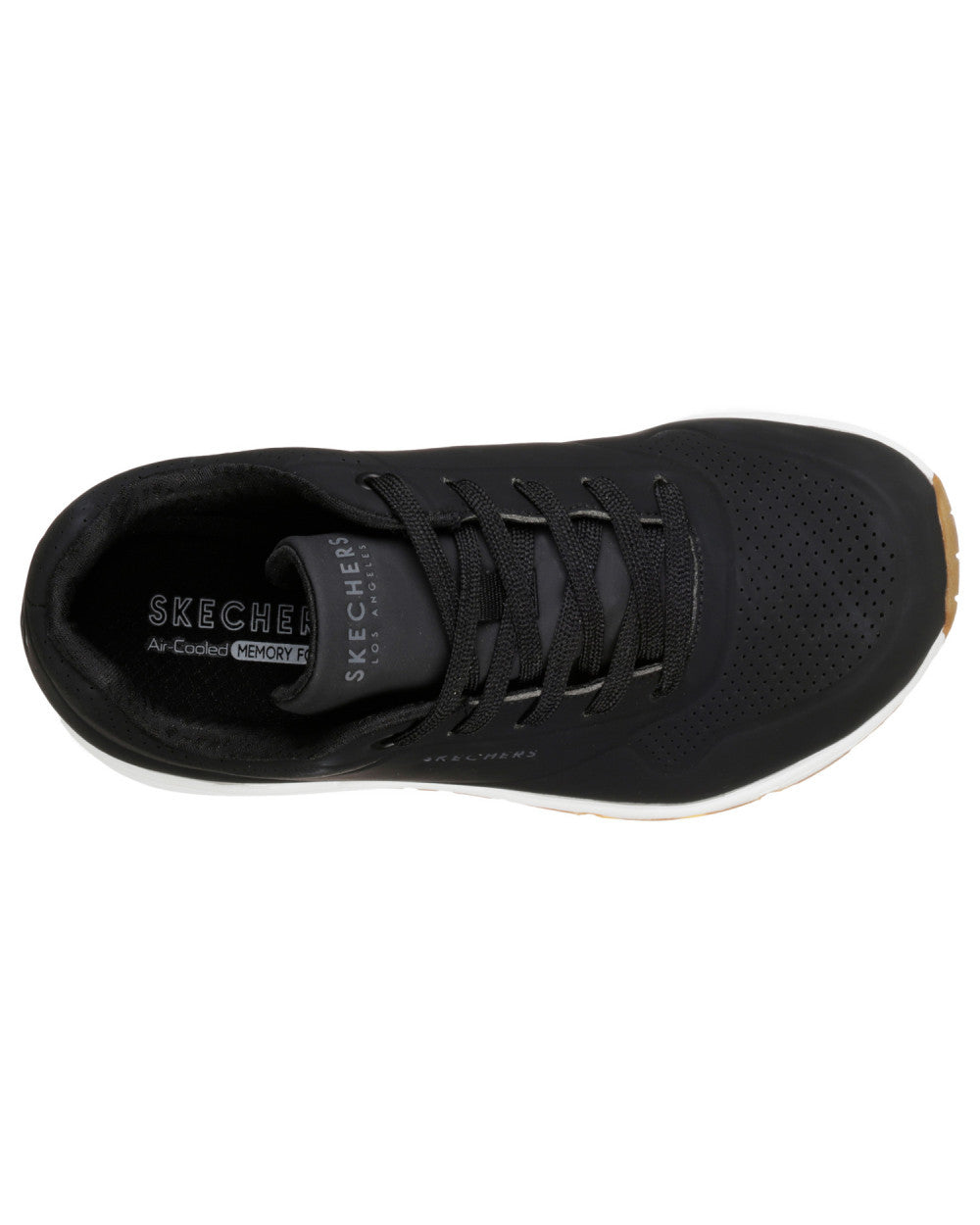 Tenis SKECHERS Dama Uno Stan On Air Negro Blanco - 73690-BLK