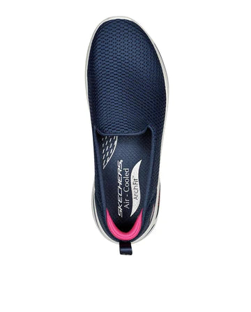 Tenis Dama SKECHERS Go Walk Arch Fit Azul Rosa - 124880-NVHP