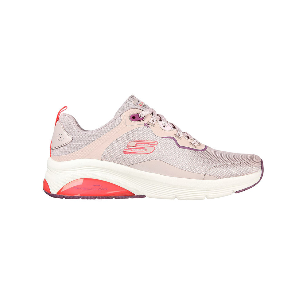 Tenis Dama Skechers High momentum vegan Gris Rosa - 149646-LAV