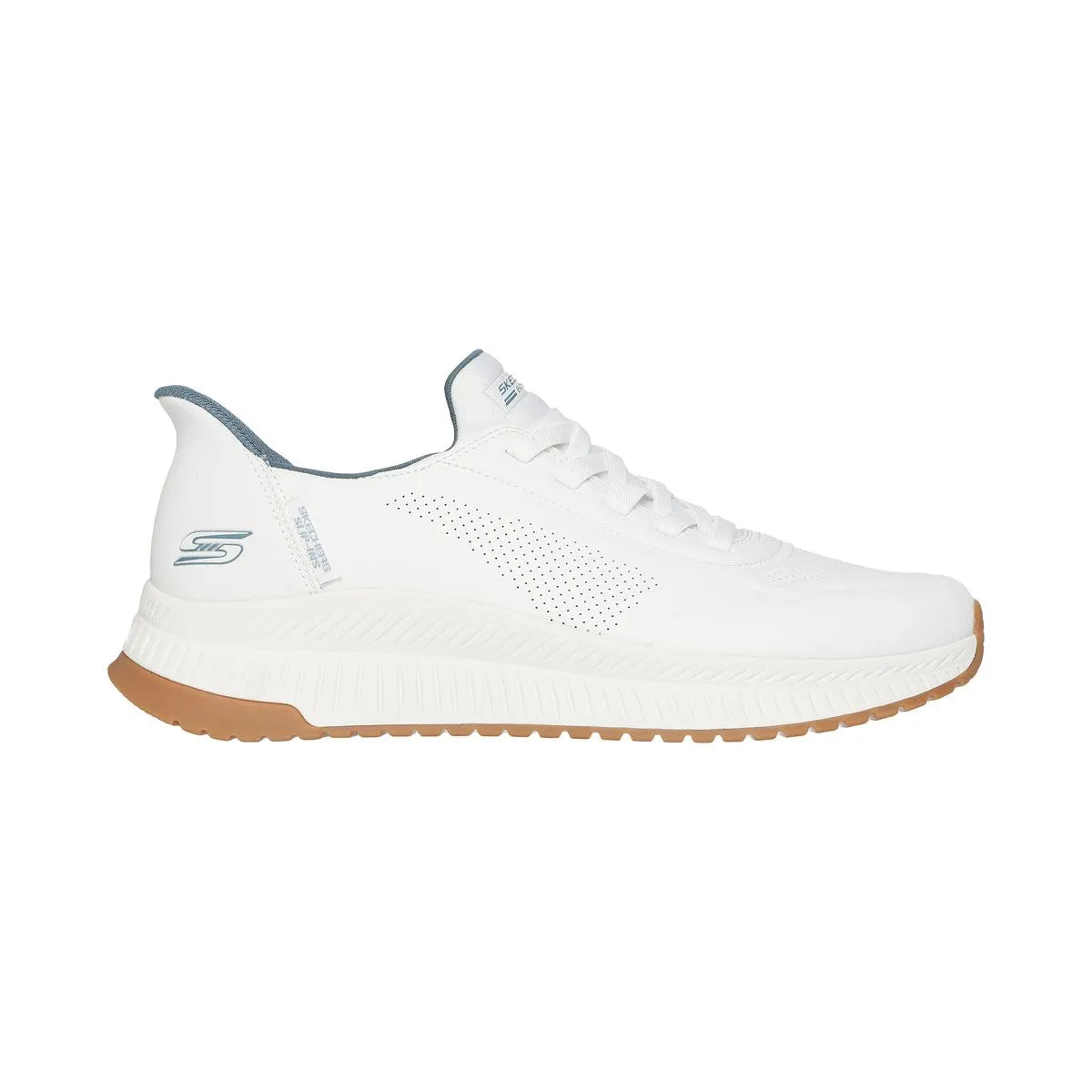 Tenis SKECHERS Hombre Bobs Squad Todo Blanco - 118424-WHT