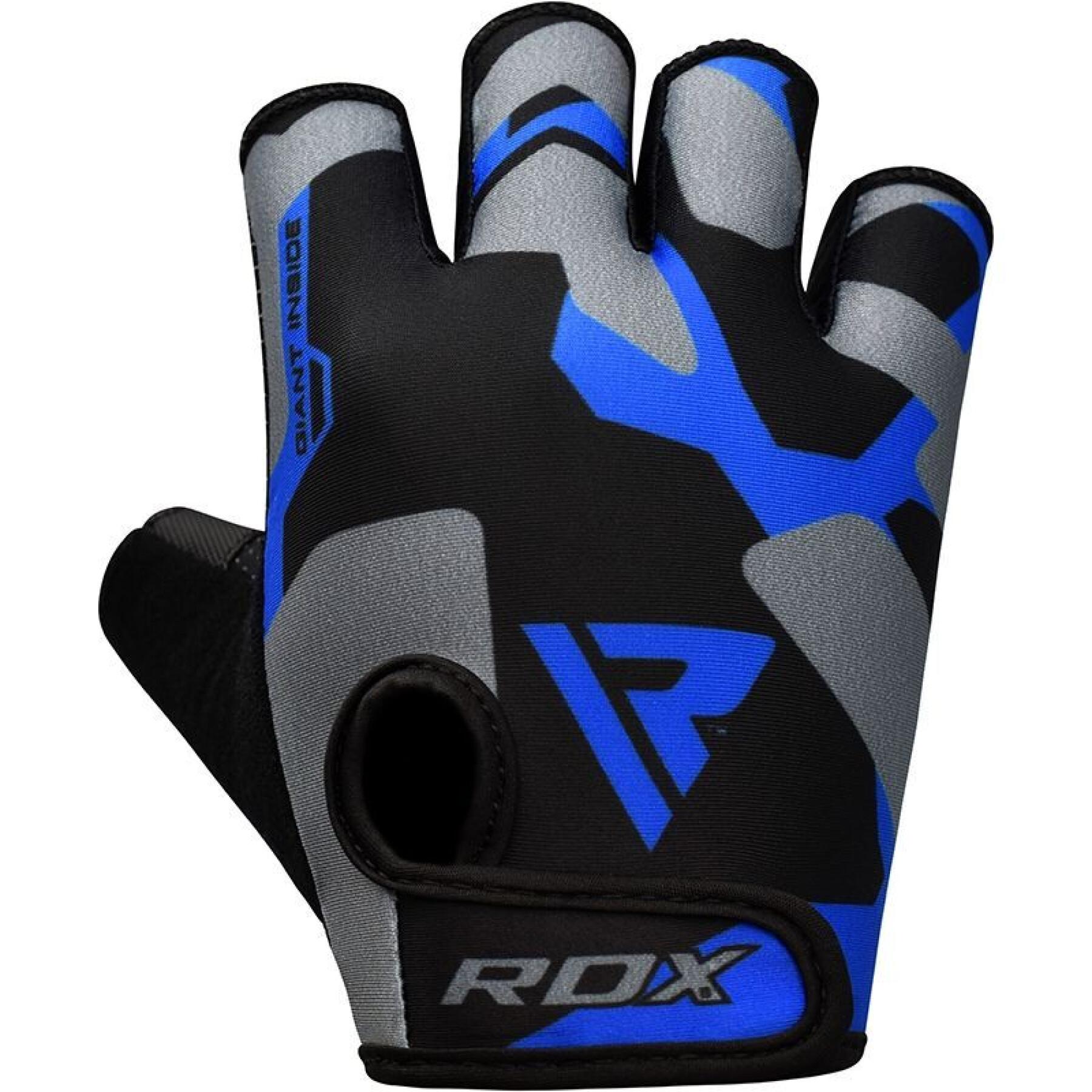 Guantes  RDX Negro Azul- WGS-F6U
