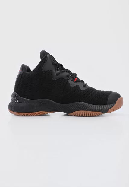 Botas basquetball EVERLAST Hombre Champions Negra Roja - DUNK-C1