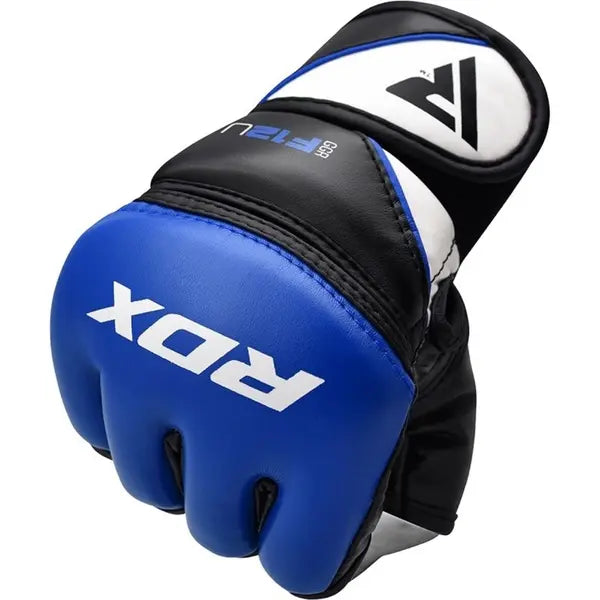 Guantes MMA RDX Negro Azul - GGR-F12U