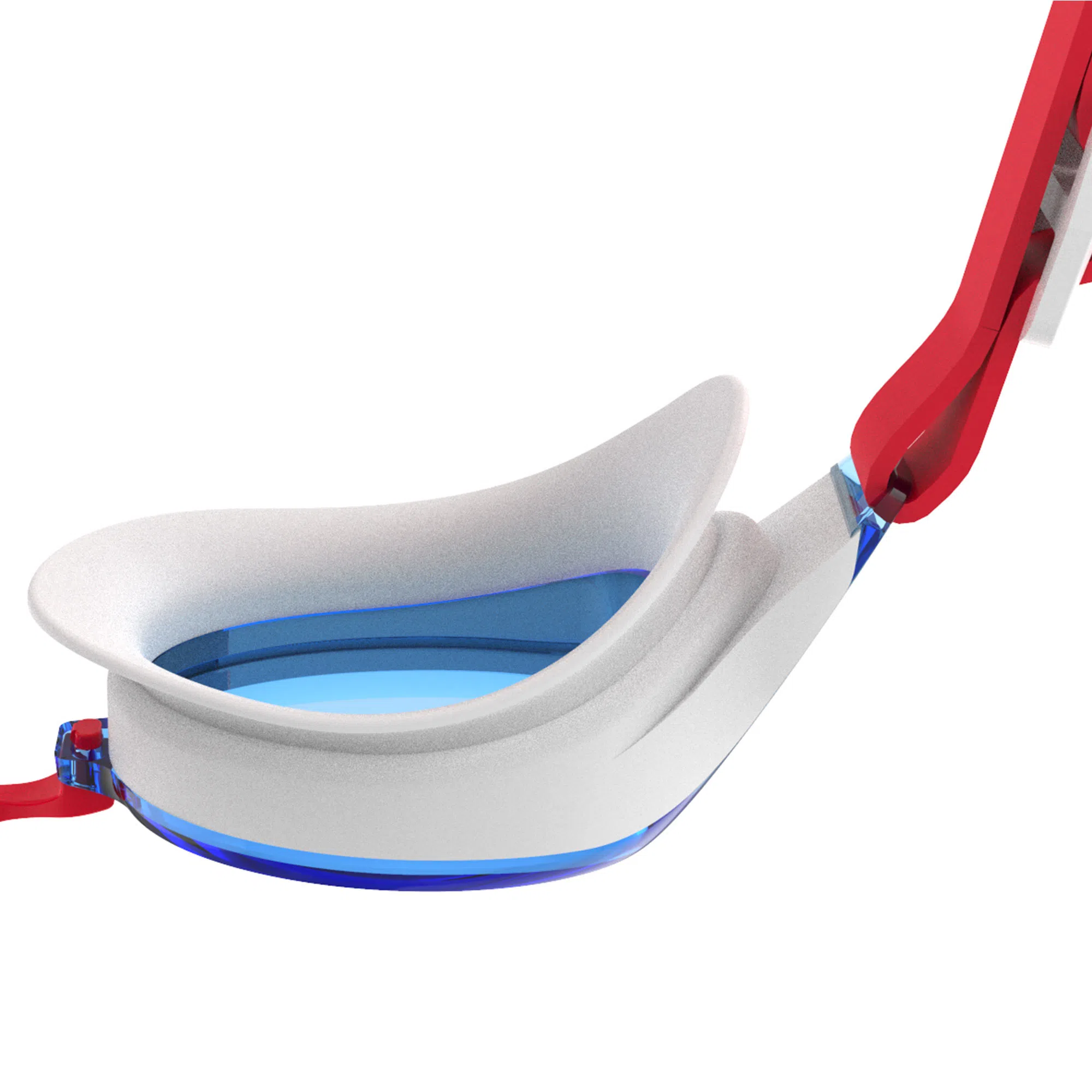 Gafas Speedo Hydropure Blanca Azul Rojo 6-14 Años - 8-126723083